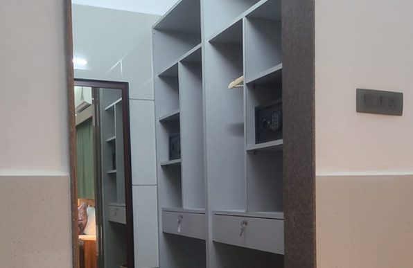 The villa includes a peaceful seating space designed for quiet reflection and gentle conversations.